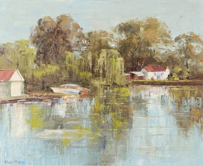 Lot 715 - J. Colin Angus (Australian 1907-2002), "Boat...