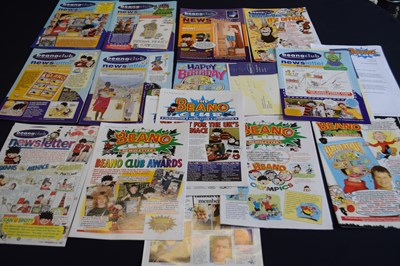 Lot 12 - Mixed lot of 'Beano Club Pack Newsletters'...