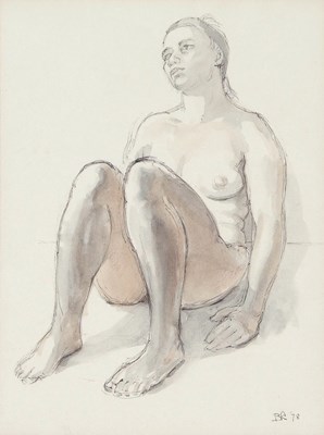 Lot 2 - Bernard Reynolds (British, 1915-1997), Seated...