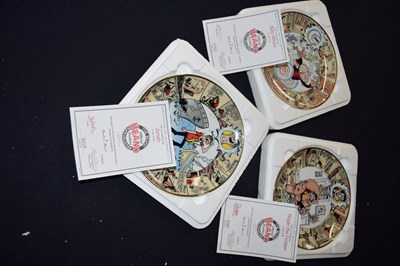 Lot 76 - 3 Danbury Mint Beano collectors plates, 'Billy...