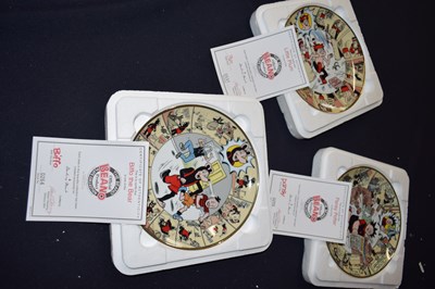 Lot 77 - 3 Danbury Mint Beano collectors plates, 'Pansy...