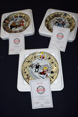 Lot 78 - 3 Danbury Mint Beano collectors plates, 'The...