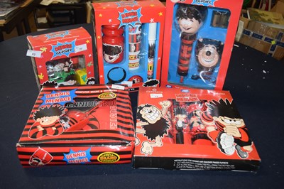 Lot 82 - 5 Dennis The Menace collectors items, Computer...