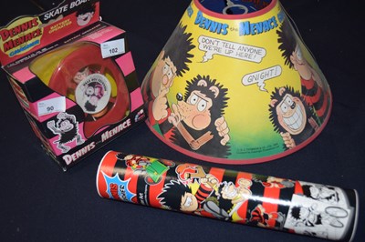 Lot 90 - 4 'The Beano' Collectors items, light Shade,...