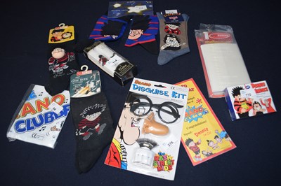 Lot 94 - Various Beano novalty items to include socks...