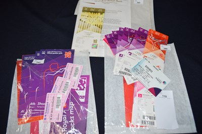 Lot 110 - Vairous ephemera from the London 2012 Olympic...