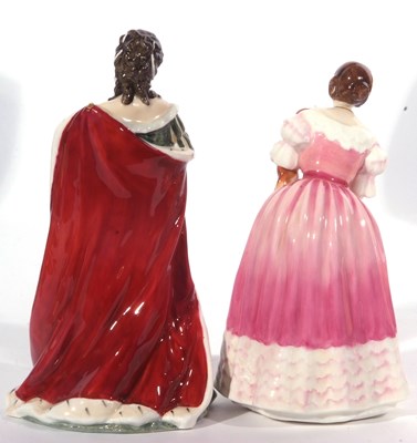 Lot 14 - Two Royal Doulton figures from The Queens of...