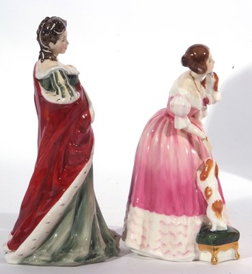 Lot 14 - Two Royal Doulton figures from The Queens of...