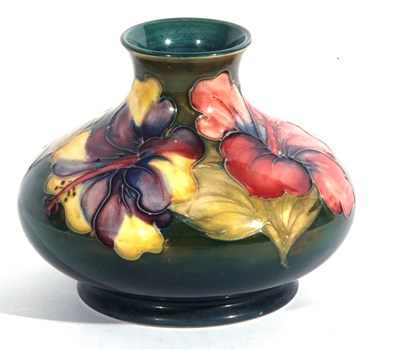 Lot 38 - Moorcroft vase with tube lined floral pattern...