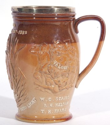 Lot 43 - Doulton Lambeth jug made to commemorate the...
