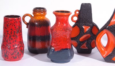 Lot 47 - Group of West German pottery of various shapes...