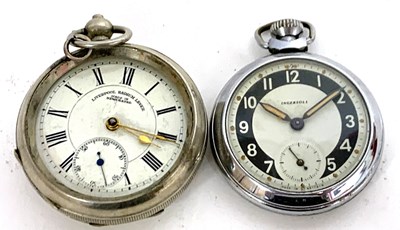 Lot 191 - Two pocket watches including an Ingersoll and...