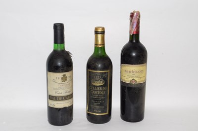 Lot 142 - Three bottles various early 1990s Red Wines (3)
