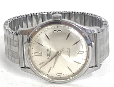 Lot 220a - A stainless steel "Rone" Gents wristwatch with...
