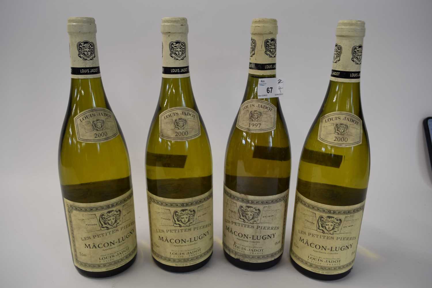 Lot 67 - 3 BOTTLES OF 2000 MACON LUGNY LOUIS JADOT AND...