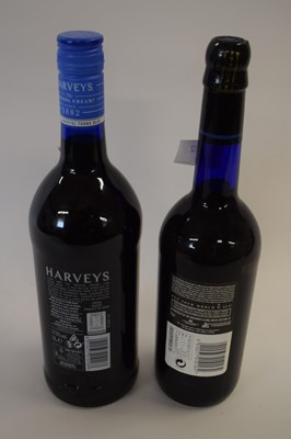 Lot 36 - 1 LITRE OF HARVEY'S BRISTOL CREAM SHERRY AND 1...