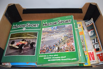 Lot 30 - One box Motorsport magazines and others