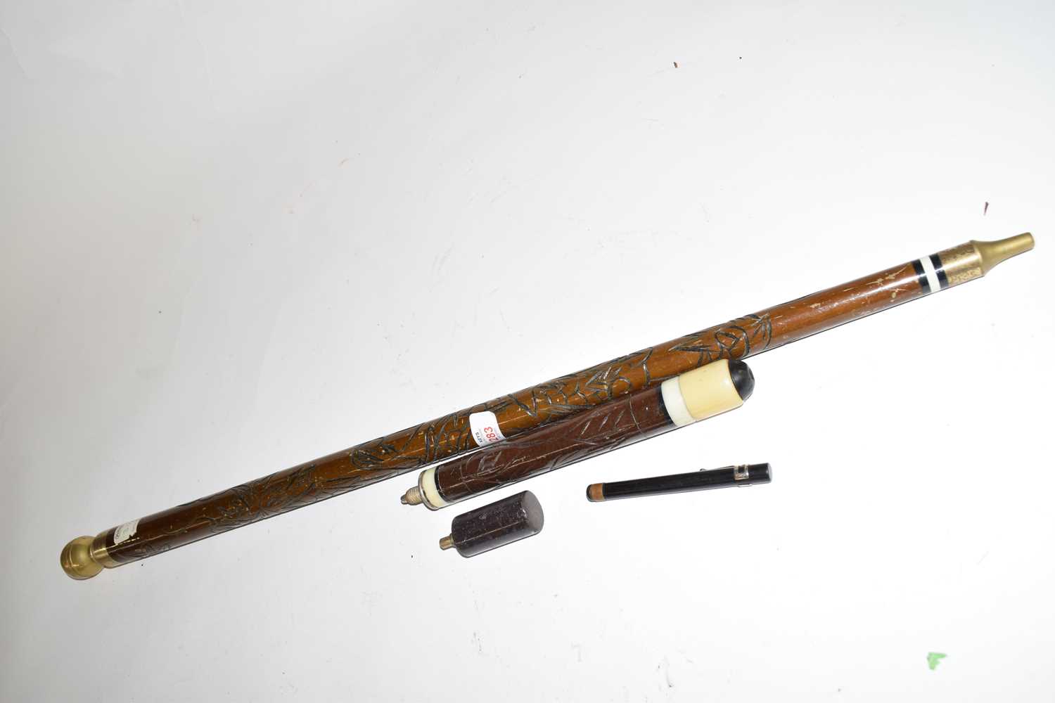 Lot 283 - Unusual 20th century combination walking stick...