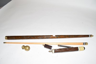 Lot 283 - Unusual 20th century combination walking stick...