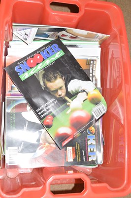 Lot 293 - Box Snooker Scene magazines