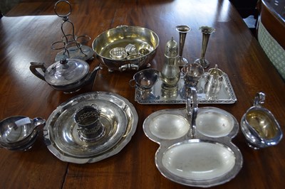 Lot 289 - Mixed lot of various silver plated wares to...