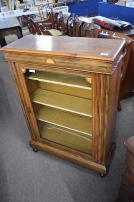 Lot 231 - Victorian rosewood and inlaid pier cabinet...