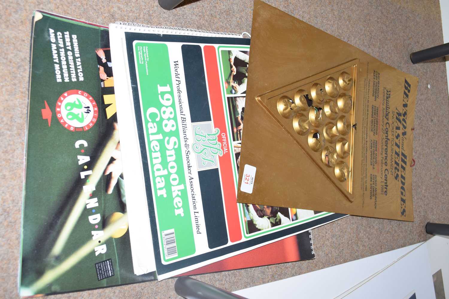 Lot 321 - Mixed lot Benson & Hedges Masters Snooker...