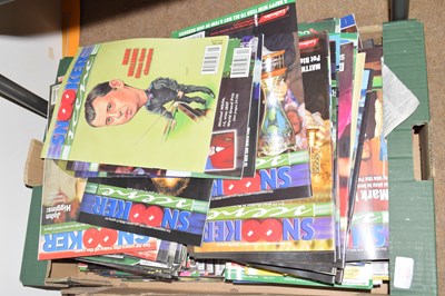 Lot 325 - Large box of Snooker Scene magazines