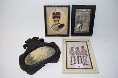 Lot 84 - FOUR FRAMED PRINTS TO INCLUDE 'NUGGET SHOE...
