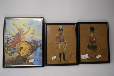 Lot 97 - MIXED PICTURES TO INCLUDE TWO MILITARY STUDIES...