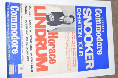 Lot 359 - Advertising poster - Capstan Commodore Snooker...