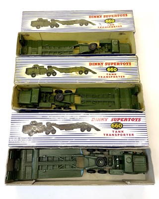 Lot 49 - A collection of Dinky Supertoys 660 Tank...