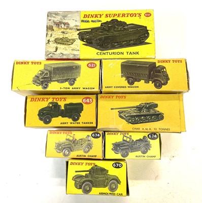 Lot 52 - Mixed lot of Dinky die-cast military vehicles...