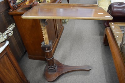 Lot 369 - Victorian mahogany adjustable over the bed...