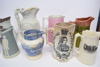 Lot 61 - Quantity of commemorative jugs including...