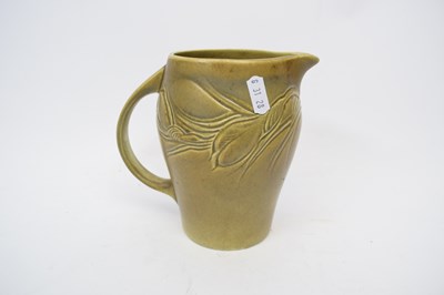 Lot 90 - Art Deco jug with incised design, the base...