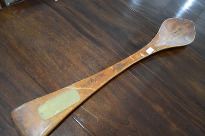 Lot 111 - Large wooden spoon