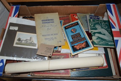 Lot 503 - BOX OF ORDNANCE SURVEY AND OTHER MAPS PLUS...