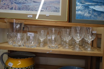 Lot 530 - MIXED MODERN DRINKING GLASSES
