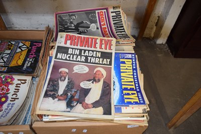 Lot 657 - LARGE BOX OF PRIVATE EYE MAGAZINES