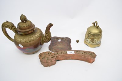 Lot 120 - Group of Chinese implements including a tea...