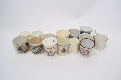 Lot 136 - Quantity of commemorative mugs