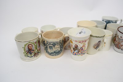Lot 136 - Quantity of commemorative mugs