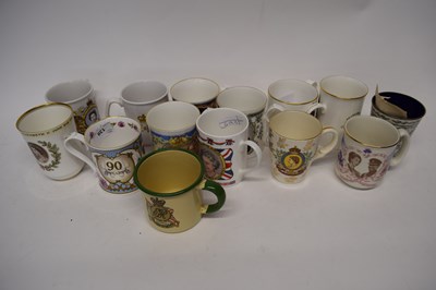 Lot 139 - Quantity of commemorative mugs