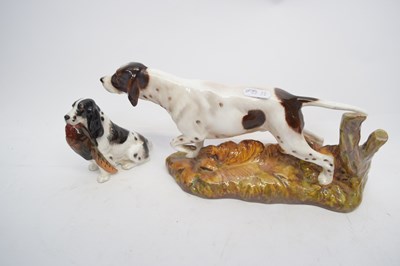 Lot 180 - Royal Doulton model of a retriever and one of...