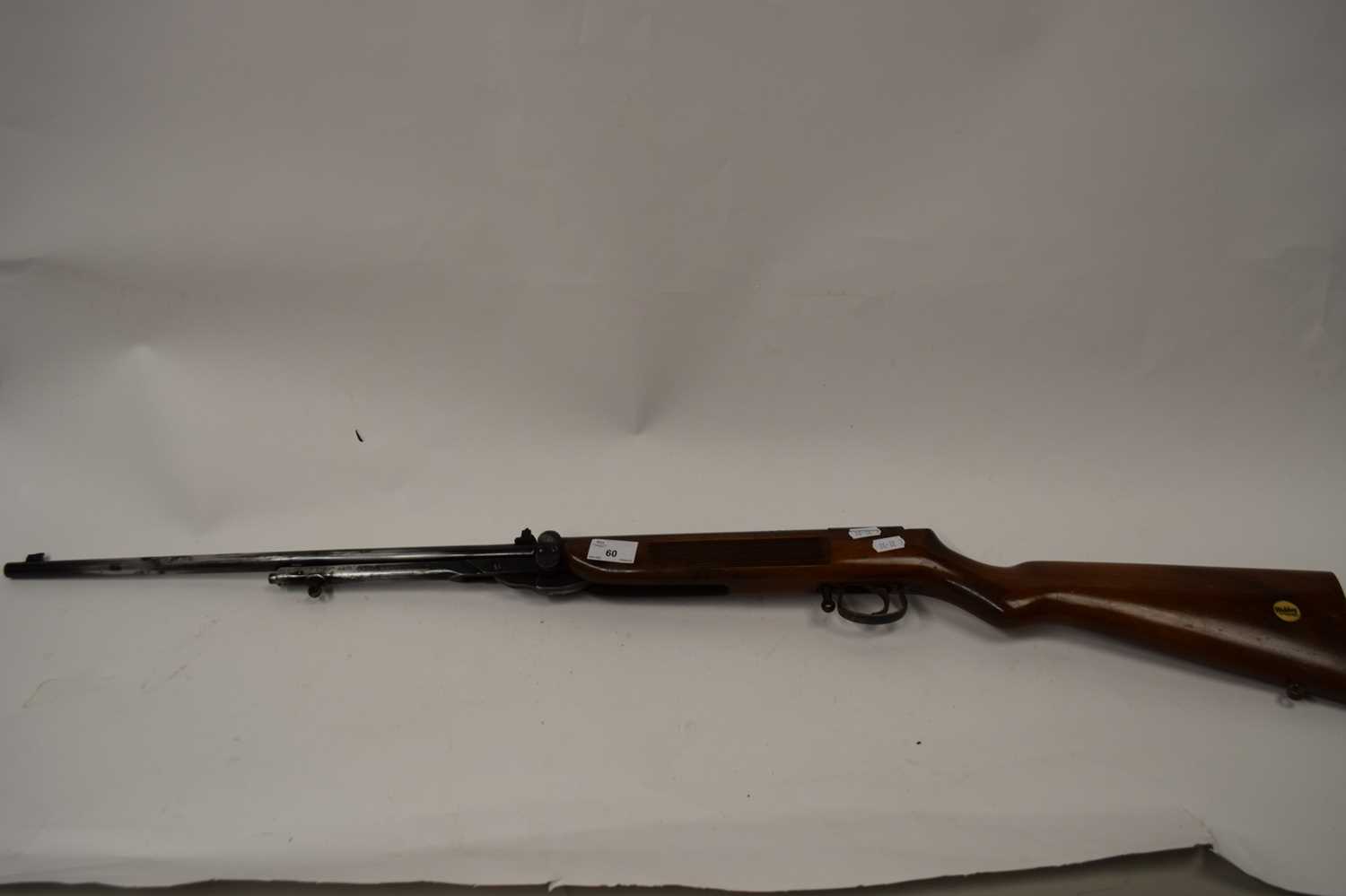 Lot 60 - WEBLEY MK III AIR RIFLE