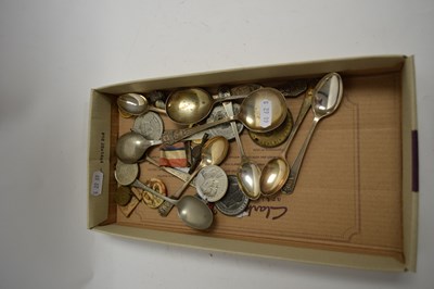 Lot 91 - BOX OF MIXED COMMEMORATIVE ROYALTY SPOONS AND...