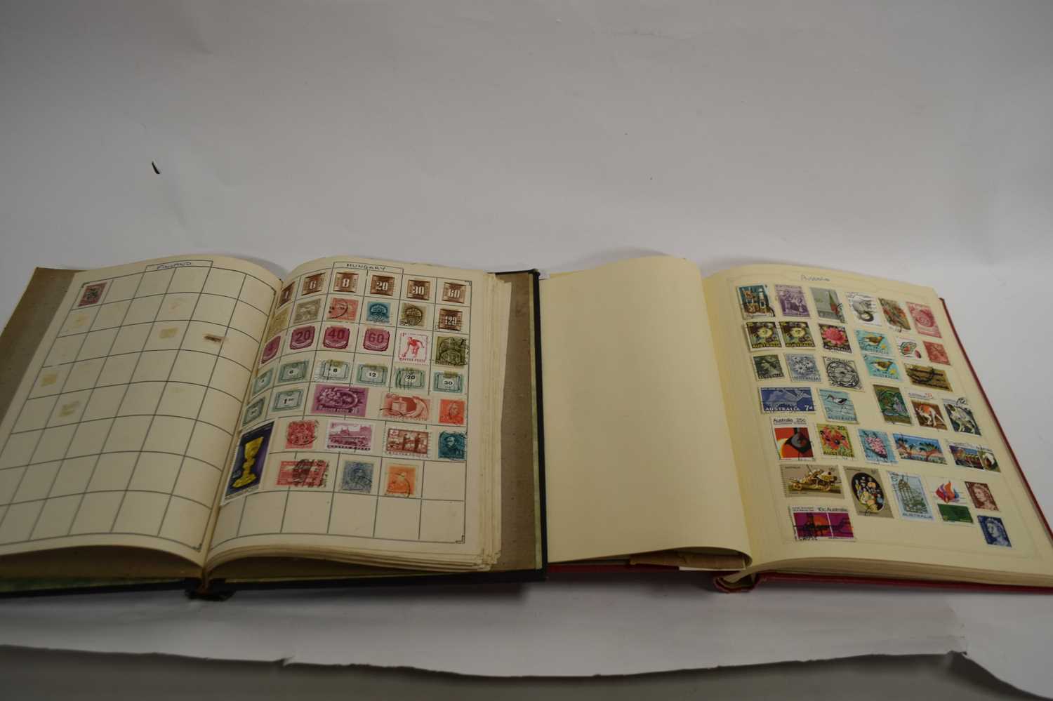 Lot 80 - TWO STAMP ALBUMS AND CONTENTS