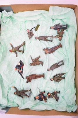 Lot 204 - Quantity of Britains metal soldiers together...