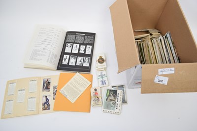 Lot 187 - Box containing quantity of postcards and...